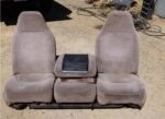 Ford F150 F250 XLT bucket jump seats center console and adapter for sale in Miami Florida
