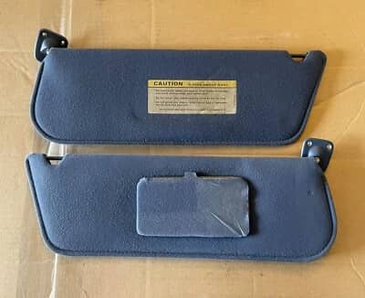 1992-1996 Ford F150 F250 Bronco Lapis Royal Blue OBS sun visor pair for sale in Miami Florida